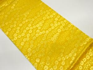 花々模様織出しリバーシブル全通袋帯